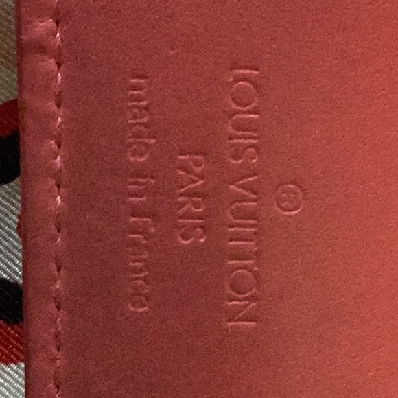 Pink LV Wallet with Snap Closure - Picture 5 of 10